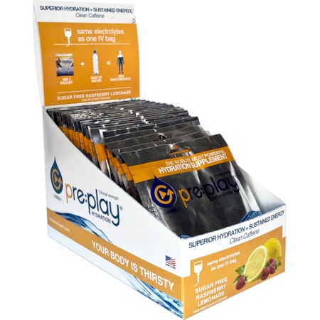 Hydration Health Products Pre:play Hydration Powder, Raspberry Lemonade, PK25 35790